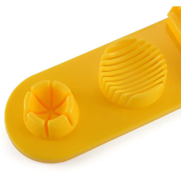 Eggdeler - Eggdeler i rustfritt stål - Eggdeler - Gul - Soppdeler - Rustfritt stål