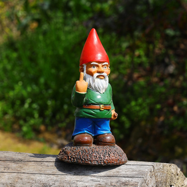 15 cm Evil Gnome Resin patsas