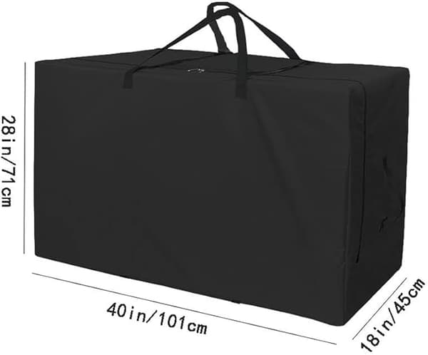 1 stk (farve: Sort, størrelse: 101x71x45cm) Stor kapacitet multifunktionel