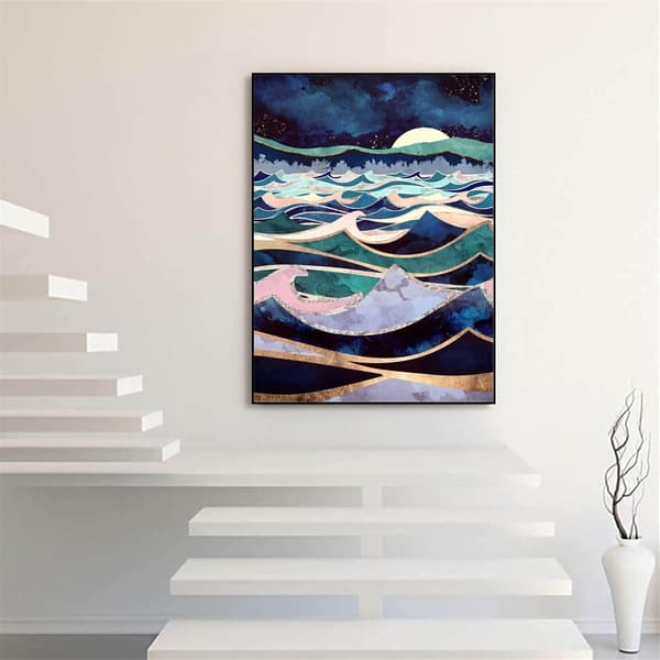5D Diamantmalingssett 30x40cm, Diamantkunstsett for voksne, runde