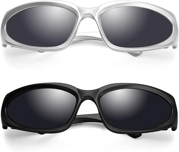 Wrap Around Modebriller til Mænd og Kvinder Trendy Swift Oval Da