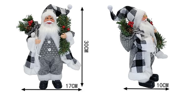 Siddende Julemand Figur Julemand Figur Traditionel