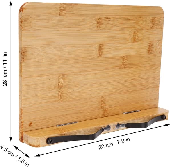 Läsställ Bamboo Elektronisk Displayställ Receptbokhållare