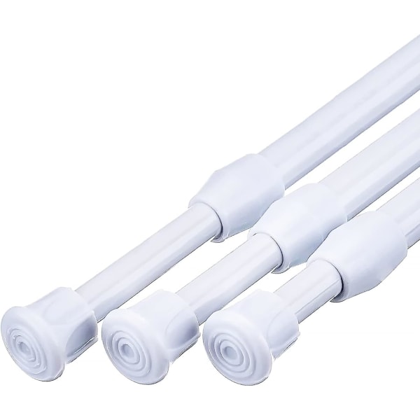 3 kpl (blanc, 32-50 cm) Tringle à Rideau, Jatkettavat Tringlet à