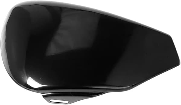 1 Stk (Farve: Blank Sort) Motorcykel Krom Venstre Side Batteri