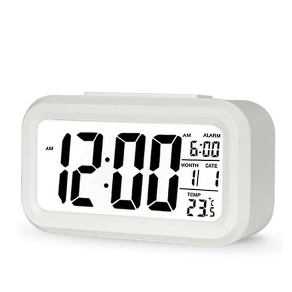 Elektronisk väckarklocka Digital bakgrundsbelysning Display Tid Temperatur