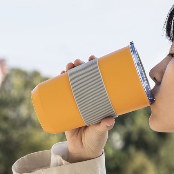 Tumbler med sugrör och lock 20oz Resemugg Isolerad Keramisk Kopp