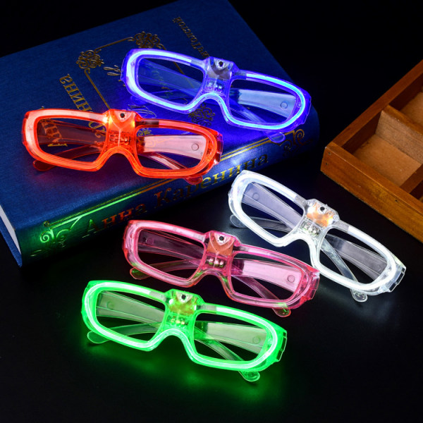 LED Light Up Toys, LED Glasögon Light Up Toys, Glow in the Dark Bi