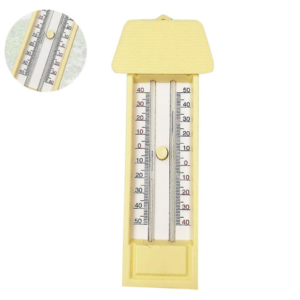Termometer som mäter högsta och lägsta temperaturen i växthuset