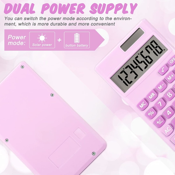 Basic Standard Calculator Mini Digital -pöytälaskin, jossa 8-