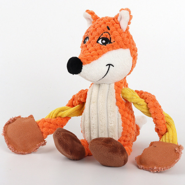 Hundleksaker, pipande hundleksaker, hållbara plyschhundleksaker, pipande hund