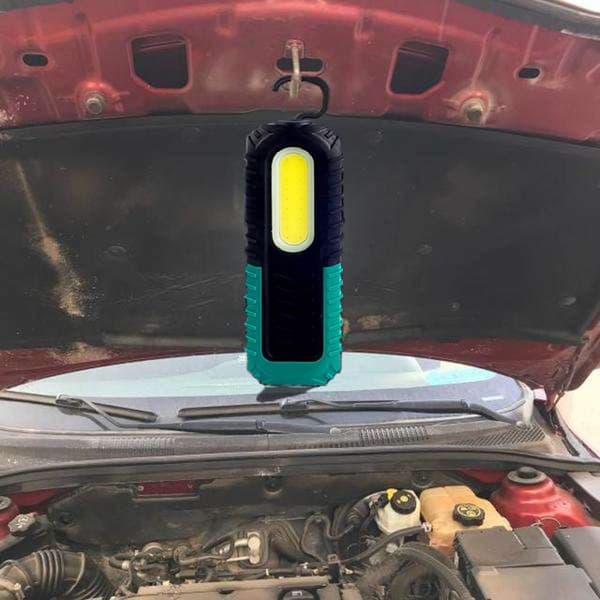 Oppladbar LED-arbeidslampe, 5W COB front LED inspeksjonslys m
