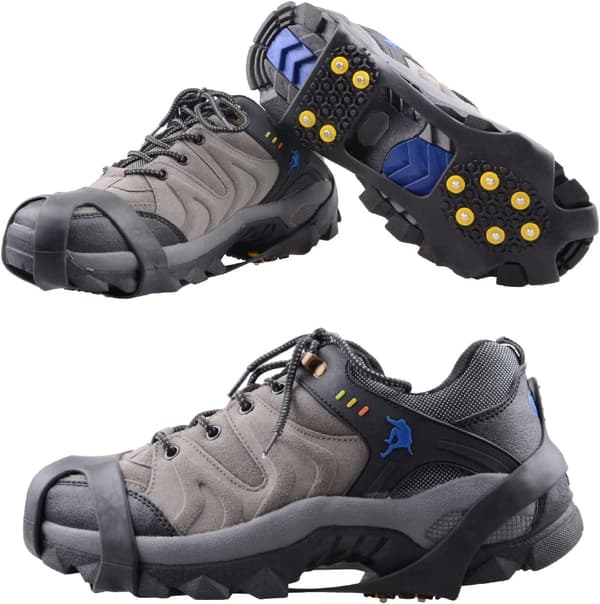 Broder (XL) Antislip til Sko 10 Spikes til Sne og Is