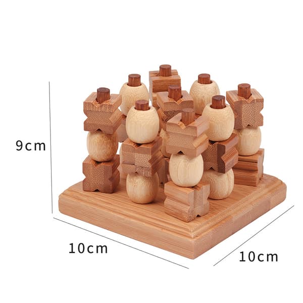 Håndlaget Organisk 3D Trepuslespill for Voksne (1 Stykke)