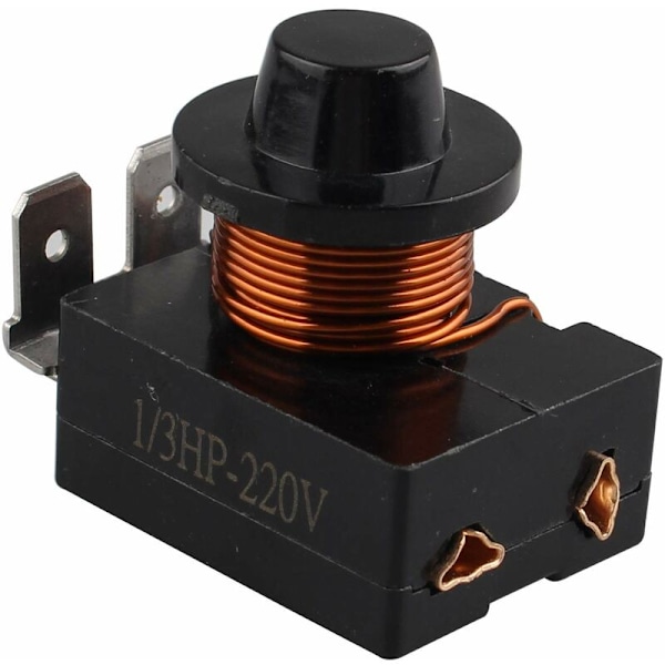 4 PTC Startreläer för 1/3 HP Kylskåp Plastkåpa 220V