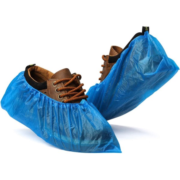 Premium skoskydd för engångsbruk - Vattentät och dammtät plast