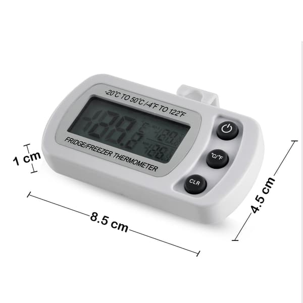 Kjøleskapstermometer, digitalt frysetermometer, vanntett