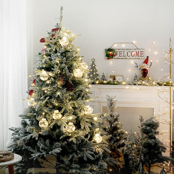 10 LED lyslenkekuler lysdekorasjon til juletre