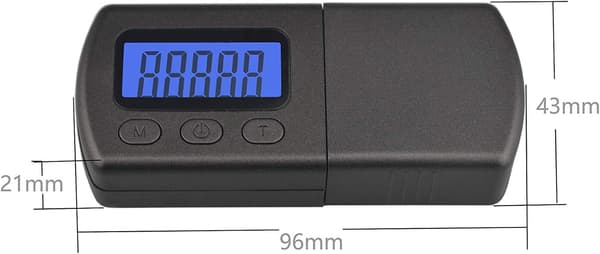 Mini digitalvektadapter, nåleplatespiller nøyaktighet 0,01 g, Digi