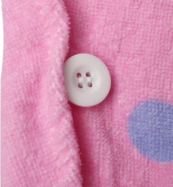 Badehåndkle for barn - rosa, dinosaurhettehåndkle for baby, bomull