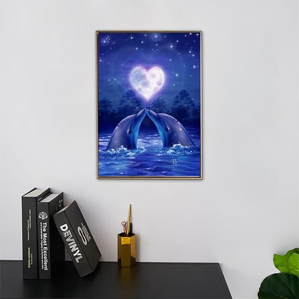 30x40cm, 5D Diamantmaleri Kit 5d diamantmalt rhinestone em