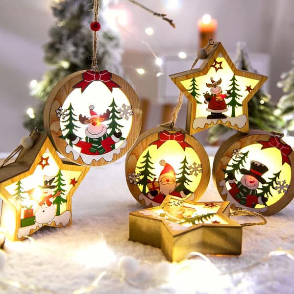 Julelys, Julemand, Feelygter, Juletræspynt