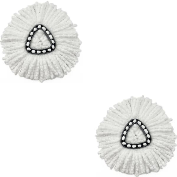 2-pakning svingmopp-erstatningshoder mikrofiber mopphode-påfyll Ea