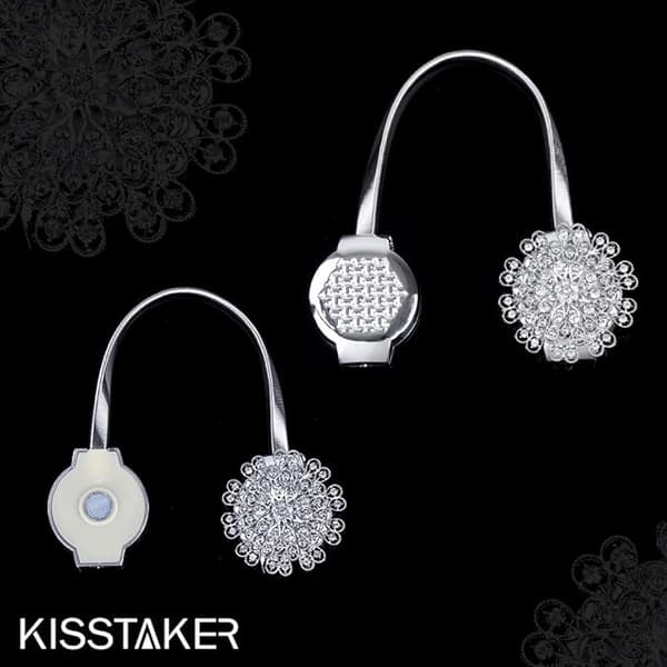 Magnetiske Gardinbindere - 2 Gardinbindere - Rhinestone Gardinbindere
