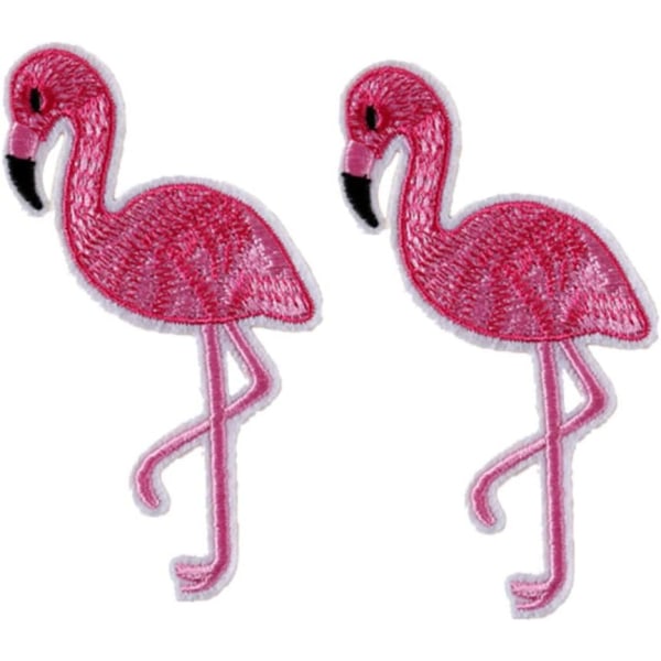 12 st Flamingo Broderade Applikationer DIY Flamingo Applikationer Kläder D