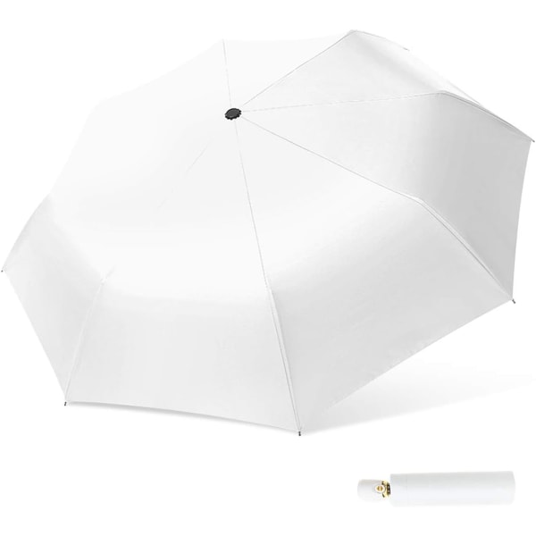 Automatisk Vikbart Parasoll för Kvinnor, Solskydd, Anti-UV, Kompakt