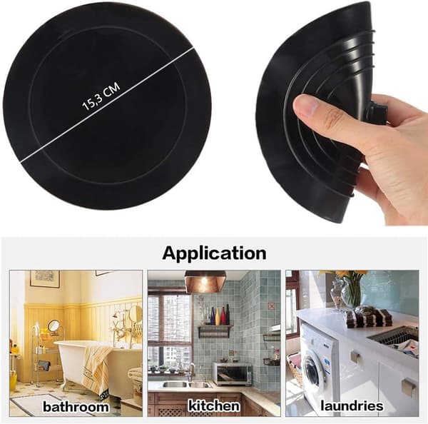 Badekarprop Silicone Håndvaskprop Køkkenvaskprop 15,3