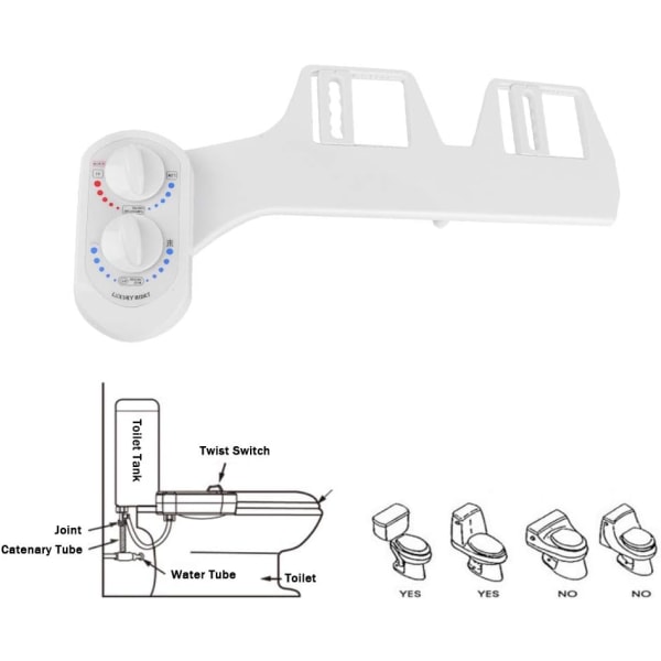 Intelligent Bidet - Ingen El Behövs - Självrenande