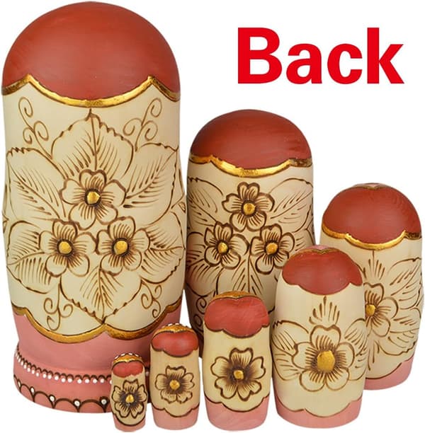 7 stykker, Sæt af Russiske Matryoshka Dukker Træ Dukker