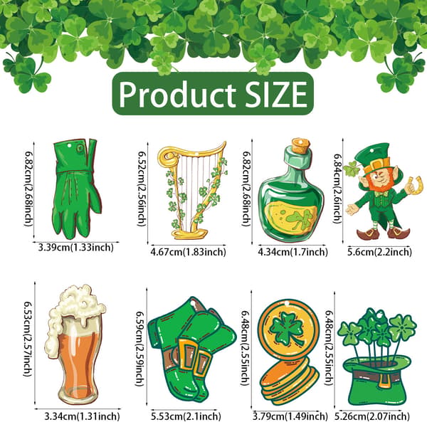8 stk. irske St. Patrick's Day-anheng til bursdagsfest, atmosfære