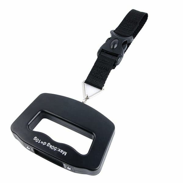 Digitale bagageskala med LCD-display op til 50 kg sort bagage