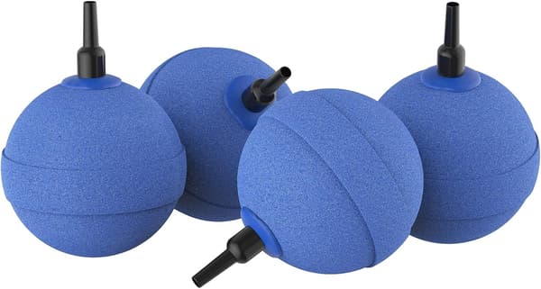 Akvarium 5cm Blå Luftsten Boll Bubbeldiffusor Släppverktyg för