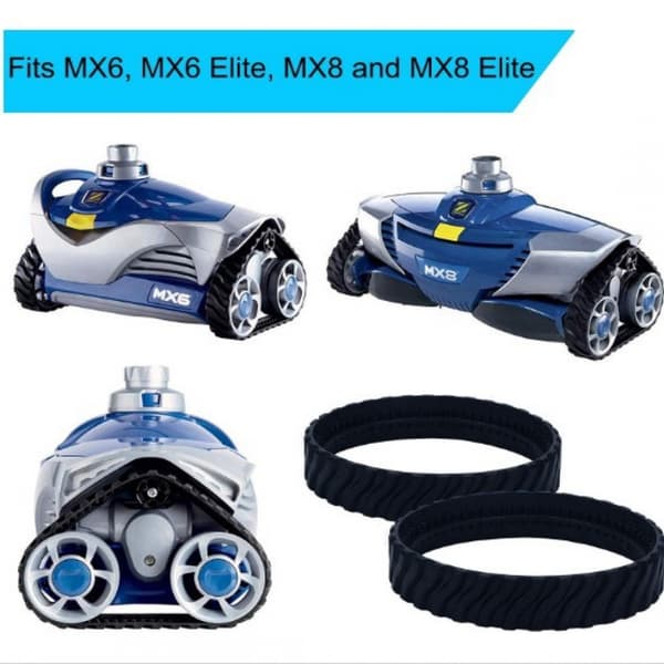 2 stk. Poolrensningsrobot Dækbælte til Zodiac MX6 Mx8