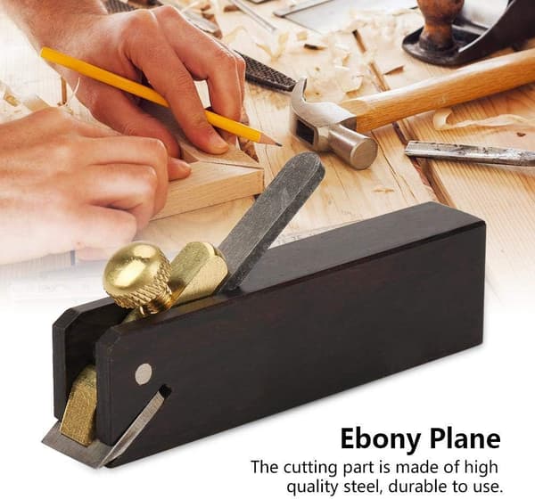 1 kpl (musta) mini ebony höylä, DIY kaapeli puuseppä puun leikkaus