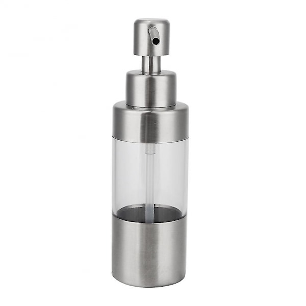 350ml Rustfrit Stål Transparent ABS Manuel Håndsæbedispenser Pumpeflaske