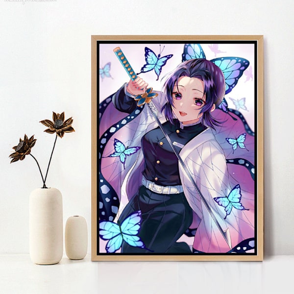 30x40cm 5D DIY Diamantmålning Set för Vuxna och Barn - Attack on Titans