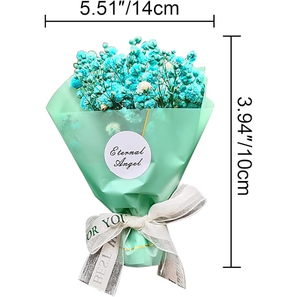 Torkad Blomma Gypsophila Bil Aromaterapi Diffuser Clip, Gypsophila Torkad