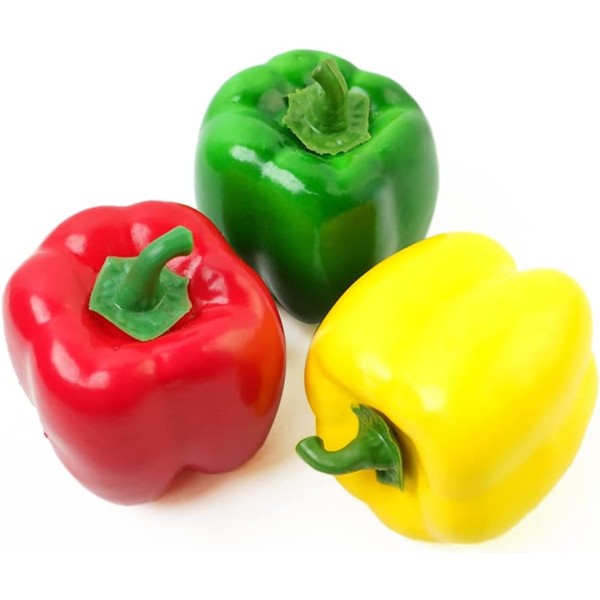 Konstgjorda Pepprar Simulering Falsk Paprika Konstgjord Grönsak