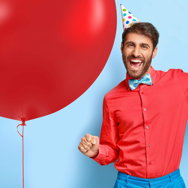 3-pack Jätte Röda Ballonger - 8 st 36 Tums Jätte Röda Ballonger för Foto