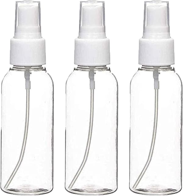 Sprayflaskor, 3-pack Små Påfyllningsbara Behållare, Mini Tom Fin Mist
