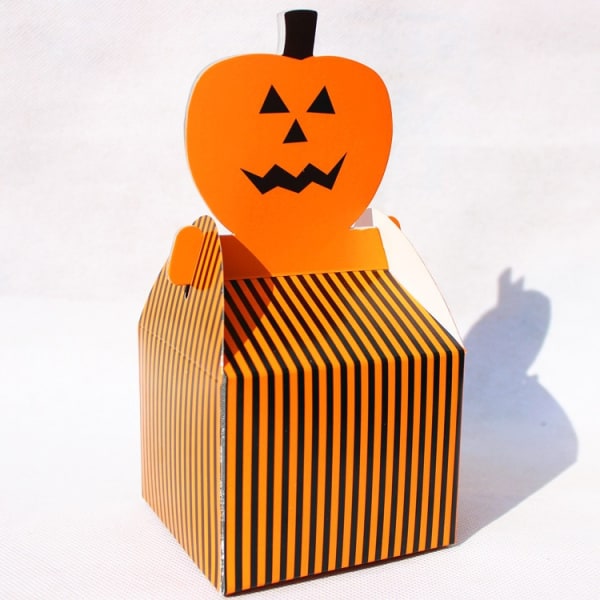 Halloween papir gaveæske græskar heks slik æske Halloween dekoration