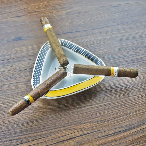 Triangel cigarr askfat - Stor utomhus cigarr askfat för uteplats/Ou