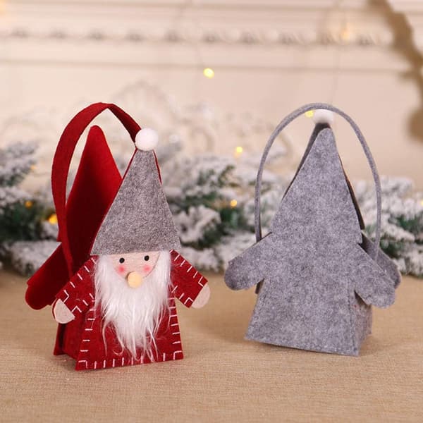 2 st julgodispåsar Godispåsar 3D Svensk Jultomte Nisse