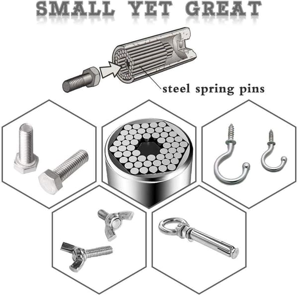 Universal Socket, 7-19mm Ratsch-Sats för Sladdlös Multifunktionell Hylsnyckel