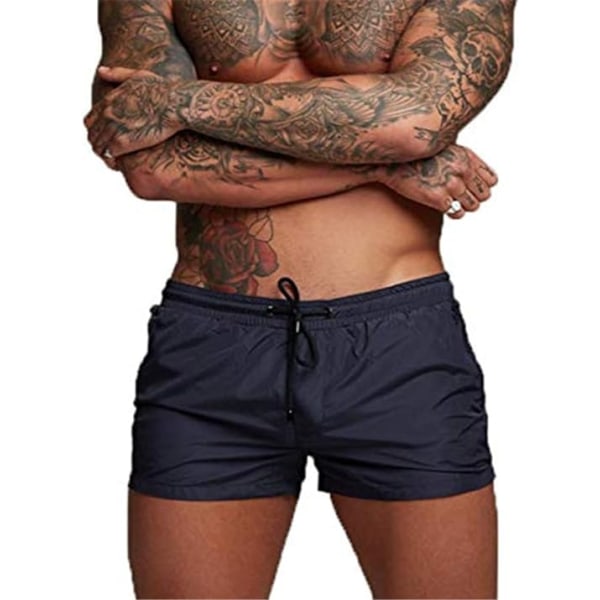 Men's Swim Trunks Boxer Shorts Short Pants Sports Beach Leisure A