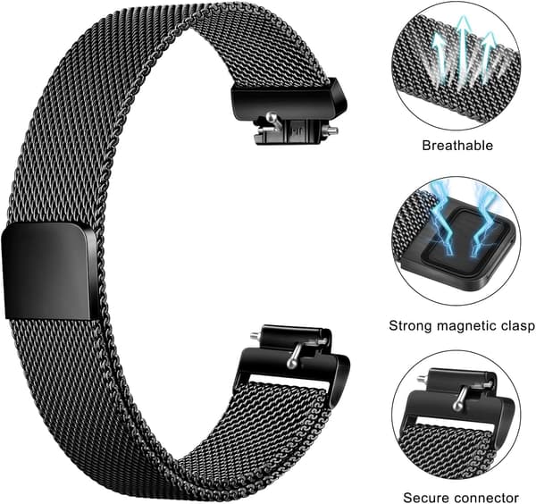 Metalbånd til Fitbit Inspire 2 & Fitbit Inspire HR & Inspire &